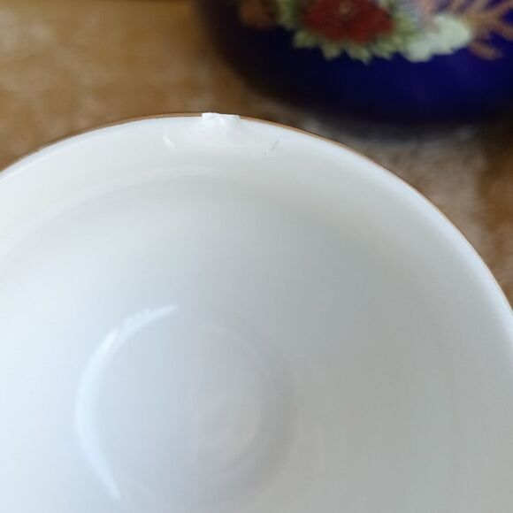 Vintage Cobalt blue kettle w 4 cups Japan - Picture 8 of 13